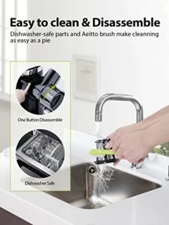 Slow Juicer,Aeitto Celery Juicer Machines,Masticating Juicer,Cold Press Juicer, Juice Extractor With 2-Speed Modes,Reverse Function & Quiet Motor For Vegetables And Fruits,Easy To Clean With Brush -Wilton Shop 4171s9uNfEL