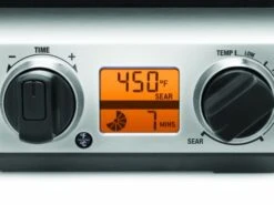 Breville BGR820XL Smart Grill, Electric Countertop Grill, Brushed Stainless Steel., 14" X 14" X 5 3/4" -Wilton Shop 4174Ou5WTuL