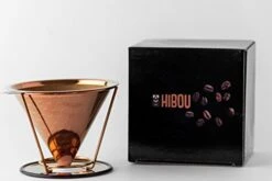 IBOU - Copper Coated Pour Over Coffee Dripper - Paperless Filter - Reusable & Ecofriendly - Honeycomb Design Dripper - Coffee Brewer - Chemex - Bodum - Carafe Compatible 9 IBOU - Copper Coated Pour Over Coffee Dripper - Paperless Filter - Reusable & Ecofriendly - Honeycomb Design Dripper - Coffee Brewer - Chemex - Bodum - Carafe Compatible -Wilton Shop 417FRLbAQgL
