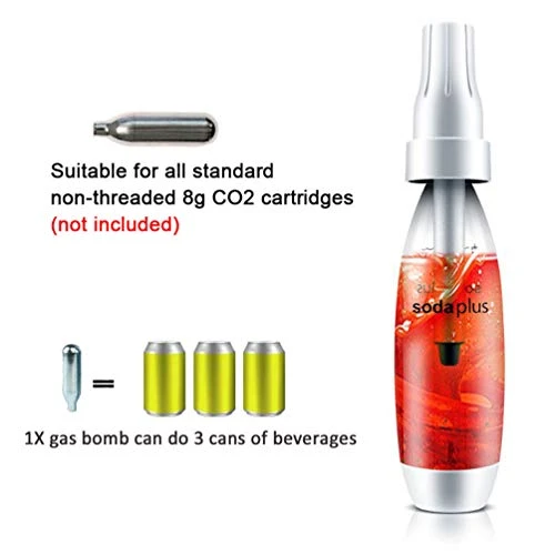 1000ML Portable Soda Siphon Maker DIY Bubble Fruit Juice Carbonated Drinks Dispenser Machine Seltzer Bottle Bar Club Creative Bartender 5 1000ML Portable Soda Siphon Maker DIY Bubble Fruit Juice Carbonated Drinks Dispenser Machine Seltzer Bottle Bar Club Creative Bartender - Image 3