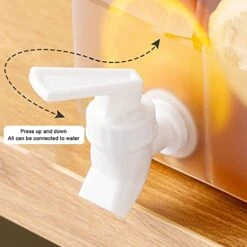 3.5L Refrigerator Cold Water Bottle With Faucet Put Refrigerator Fruit Teapot Cold Water Bucket Cold Bubble Bottle -Wilton Shop 417WWvKC26L