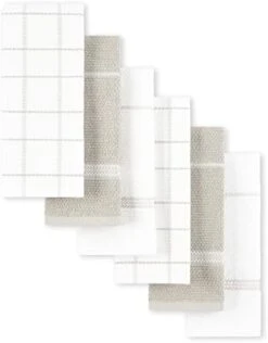 Odern Waffle Kitchen Towel Set 6-Pack, Grey, 16"x28" 15 Odern Waffle Kitchen Towel Set 6-Pack, Grey, 16"x28" -Wilton Shop 417WbJT0VL. AC