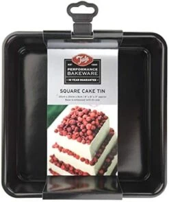 Tala Performance, 20cm Square Cake Tin, Professional Gauge Carbon Steel With Whitford Eclipse Non-Stick Coating, Cake Pan -Wilton Shop 417c3FhRDpL. AC