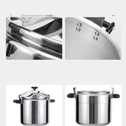 Pressure Cooker- Programmable Pressure Cooker, Slow Cooker,Rice Cooker,Steamer,Saute，Family Best Choice (Color : Silver, Size : 28CM) -Wilton Shop 417djYjDpFL