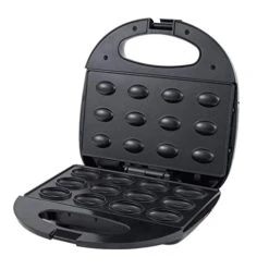 Affle Maker ， Electric Walnut Cake Maker ， Automatic Mini Nut Waffle Bread Machine ， Sandwich Iron Toaster Baking Breakfast Pan Oven -Wilton Shop 417gMj3qARL
