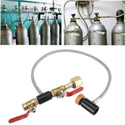 Effortlessly Refill Your Soda Tank With CO2 Adapter And Cylinder Connector - 36 Inch Hose Included - Perfect Soda Maker Accessory For Quick CO2 Tank Refills -Wilton Shop 417hvOueLPL