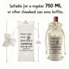 Eilcoly Wedding Gifts Wine Bag, Mr And Mrs Wedding Gifts For Couple, Engagement Gift Wine Bag -1 Pc, Wb061 -Wilton Shop 417iU6unwlL