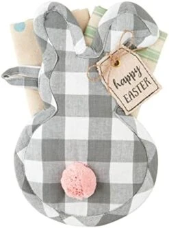 Bunny Pot Holder & Towel Set, Face, Holder 9" X 6" | Towel 12" X 12" 10 Bunny Pot Holder & Towel Set, Face, Holder 9" X 6" | Towel 12" X 12" -Wilton Shop 417is4Y0NLL. AC