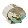 7.45" Metal Mermaid Shell Cork Holder Teal -Wilton Shop 417pVtUWdoL