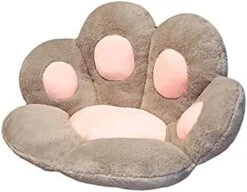 Id Cafe Cute Cat Paw Cushion Cat Paw Shape Lazy Susan Bear Paw Chair Cushion Suitable For Restaurant Office Chair Children's Room Interesting Children's Gift (White) -Wilton Shop 4187g8XyDS. AC