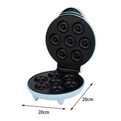 Mini Donut Maker Machine For Home, Makes 7 Doughnuts, 1200W, Nonstick Surface For Kids, A Unique Mini Appliance Gift -Wilton Shop 4189tBfJodL