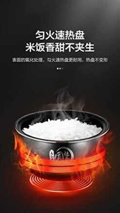 Midea Micom Rice Cooker 10 Cups, 5L, 10-in-1 Multi-Functional Cooker, 20 Cups Cooked Rice, Brown Rice, Soup, Oatmeal, Slow Cook, MB-FB50E205W -Wilton Shop 418EBXZUUML