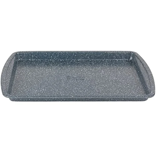 Russell Hobbs COMBO-5445 Nightfall Stone Baking Tray Set Of 2, Blue Marble, Suitable For Oven Use Up To 220°C, PFOA Free, Baking Oven Sheet For Biscuits, Cookies & More, Carbon Steel, 38 Cm 6 Russell Hobbs COMBO-5445 Nightfall Stone Baking Tray Set Of 2, Blue Marble, Suitable For Oven Use Up To 220°C, PFOA Free, Baking Oven Sheet For Biscuits, Cookies & More, Carbon Steel, 38 Cm - Image 4