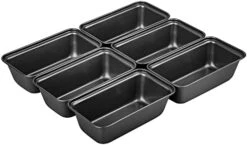 6 Pack Mini Loaf Pans, Non-Stick Baking Bread Pan, Carbon Steel Bakeware 19 6 Pack Mini Loaf Pans, Non-Stick Baking Bread Pan, Carbon Steel Bakeware -Wilton Shop 418i07Kir5L. AC