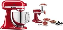 KitchenAid KSM150PSAQ Artisan Series 5-Qt. Stand Mixer With Pouring Shield - Aqua Sky & KSM2FPA Food Processor Attachment, Dicing Kit, Silver -Wilton Shop 418oMjMqKOL. AC
