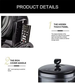 Automatic Intelligent Stirring Cooker Robot Chinese Auto 9L Capacity Induction Cooker For Restaurant Hotel 11 Automatic Intelligent Stirring Cooker Robot Chinese Auto 9L Capacity Induction Cooker For Restaurant Hotel -Wilton Shop 418rBoCxMKL
