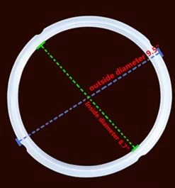Kitchen Silicone Sealing Ring And Pressure Cooker Replacement Rubber Gaskets Parts For 6 Qt And 5 Qt - Set Of 5 12 Kitchen Silicone Sealing Ring And Pressure Cooker Replacement Rubber Gaskets Parts For 6 Qt And 5 Qt - Set Of 5 -Wilton Shop 4193GyGILsL