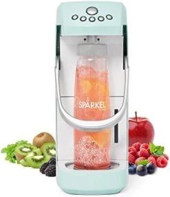 Pärkel Beverage System (Black) - Sparkling Water And Soda Maker - A New Way Of Sparkling - Use Fresh & Natural Ingredients - No CO2 Tank Needed -Wilton Shop 419C5fieviL. AC