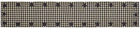 Lack Star Runner Woven 13x36 Country Rustic Kitchen Tabletop Design, Raven Black And Tan 8 Lack Star Runner Woven 13x36 Country Rustic Kitchen Tabletop Design, Raven Black And Tan - Image 6