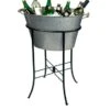 Rtland Masonware Party Tub With Stand, Galvanized, Metal -Wilton Shop 419OhubjH5L