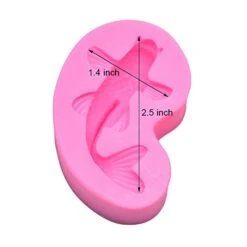 Small Size Koi Fish Fondant Mold (2.5"x1.4")- MoldFun Carp Fish Sugar Craft Silicone Mold For Cake/Cupcake Decorating, Gum Paste, Polymer Clay 9 Small Size Koi Fish Fondant Mold (2.5"x1.4")- MoldFun Carp Fish Sugar Craft Silicone Mold For Cake/Cupcake Decorating, Gum Paste, Polymer Clay -Wilton Shop 419fBFW3iaL