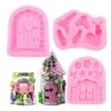 Vintage Fairy Garden Gnome Home Door Snail Silicone Mold Molds Candy Cake Decorating Tools -Wilton Shop 419gnOgqbHL