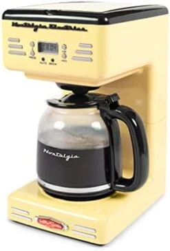 Retro 12-Cup Programmable Coffee Maker, Yellow -Wilton Shop 419qZ3 ZxHL. AC