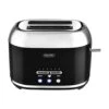 Modern Heavy Duty 2-Slice Rapid Toaster With Removable Crumb Tray, Black -Wilton Shop 41A09pv6DnL