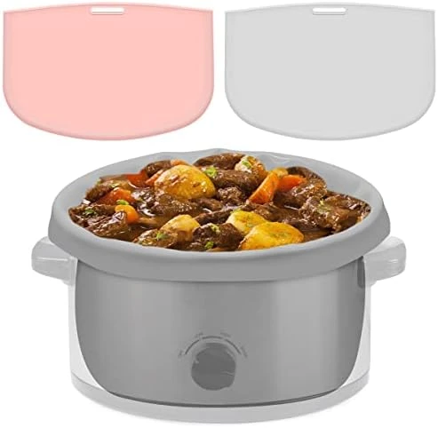 2 Pack Slow Cooker Liners - Reusable Crock Pot Divider, Safe Silicone Cooking Bags Fit 7-8 Quarts Oval Or Round Pot (Fit 8 QT Grey+Pink) 10 2 Pack Slow Cooker Liners - Reusable Crock Pot Divider, Safe Silicone Cooking Bags Fit 7-8 Quarts Oval Or Round Pot (Fit 8 QT Grey+Pink) - Image 8