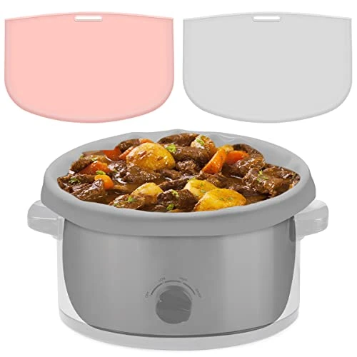 2 Pack Slow Cooker Liners - Reusable Crock Pot Divider, Safe Silicone Cooking Bags Fit 7-8 Quarts Oval Or Round Pot (Fit 8 QT Grey+Pink) 3 2 Pack Slow Cooker Liners - Reusable Crock Pot Divider, Safe Silicone Cooking Bags Fit 7-8 Quarts Oval Or Round Pot (Fit 8 QT Grey+Pink)