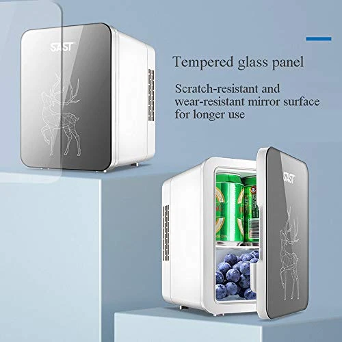 4L Mini Fridge,Portable Refrigerator,AC/DC Thermoelectric Cooler And Warmer For Breast Milk,Skincare,Foods,Cosmetic,Home And Car 5 4L Mini Fridge,Portable Refrigerator,AC/DC Thermoelectric Cooler And Warmer For Breast Milk,Skincare,Foods,Cosmetic,Home And Car - Image 3