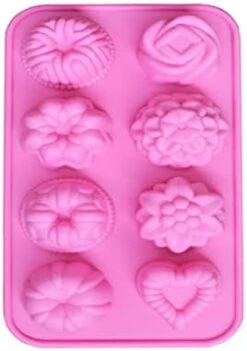 GENERIC Rose Chocolate Cake Flower Modelling Silicone Decorating 3D Mould Cake Mould Silicone Tray Baby Food -Wilton Shop 41A8GU oLEL. AC