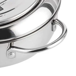 Stainless Steel Frying Pot,Japanese Style Mini Fryer Pot With Thermometer Induction Cooker With Cold Touch Handle -Wilton Shop 41AZjCYFF2L