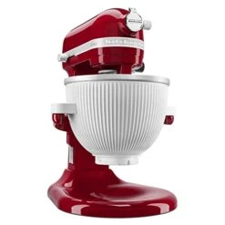KitchenAid Shave Ice Attachment, KSMSIA, White & Ice Cream Maker Stand Mixer Attachment, 2 Quart, White -Wilton Shop 41AcZ7w0vSL