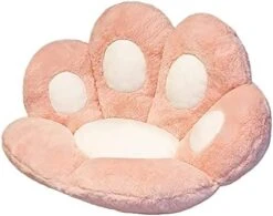 Cartoon Bear Paw Cat Claw Cushion, Half-Surround Cushion, Lazy One-Piece Sofa, Office Seat, Student Cushion (Polar White, 60cm*70cm) -Wilton Shop 41AmvHI8XS. AC