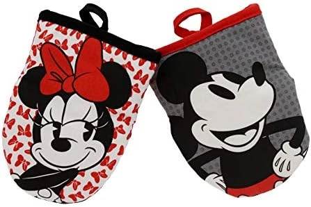 Disney Kitchen Neoprene Mini Oven Mitts, 2pk-Heat Resistant Oven Gloves With Insulation Ideal For Handling Hot Kitchenware-Non-Slip Grip, Hanging Loop, 5.5 X 7 Inches - Minnie Bows And Mickey Dots 15 Disney Kitchen Neoprene Mini Oven Mitts, 2pk-Heat Resistant Oven Gloves With Insulation Ideal For Handling Hot Kitchenware-Non-Slip Grip, Hanging Loop, 5.5 X 7 Inches - Minnie Bows And Mickey Dots - Image 13