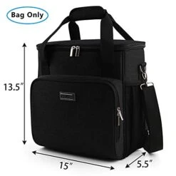 Coffee Maker Storage Bag,Waterproof Travel Carrying Organizer Case,Suitable For Kering Coffee Machines And Other Accessories,Dustproof Tote Bag With Shoulder Strap Black -Wilton Shop 41B5uuEdCRL