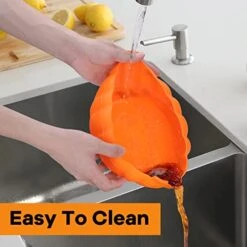 Air Fryer Silicone Pot - CRTHL Halloween Decorations Silicone Air Fryer Liner 7inch Reusable Heat Resistant Easy Cleaning Air Fryer Silicone Basket For 3 To 5 QT For Air Fryer Oven Accessories 8 Air Fryer Silicone Pot - CRTHL Halloween Decorations Silicone Air Fryer Liner 7inch Reusable Heat Resistant Easy Cleaning Air Fryer Silicone Basket For 3 To 5 QT For Air Fryer Oven Accessories -Wilton Shop 41BCa5IwRbL