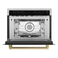 INE Autograph Edition 24" 1.6 Cu Ft. Built-in Convection Microwave Oven In Stainless Steel And Gold Accents 11 INE Autograph Edition 24" 1.6 Cu Ft. Built-in Convection Microwave Oven In Stainless Steel And Gold Accents -Wilton Shop 41BDQYKnb1L