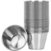 30 Pack Stainless Steel Condiment Sauce Cups Great For Dipping And Portion Cups, 2.5 Oz -Wilton Shop 41BEQ33JZGL