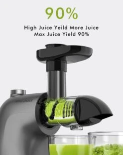 Juicer Machines MAMA'S CHOICE, Slow Masticating Juicer For Vegetable And Fruit, Cold Press Juicer Extractor Easy To Clean With Total Pulp Control, Quiet Motor, Reverse Function 8 Juicer Machines MAMA'S CHOICE, Slow Masticating Juicer For Vegetable And Fruit, Cold Press Juicer Extractor Easy To Clean With Total Pulp Control, Quiet Motor, Reverse Function -Wilton Shop 41BKANvpKrL