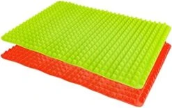 Lthy Homewares Raised Silicone Baking Sheet Non-Stick Cooking Mat Oven Tray Liner, Red Set Of 3 -Wilton Shop 41BQDCT8BRL. AC