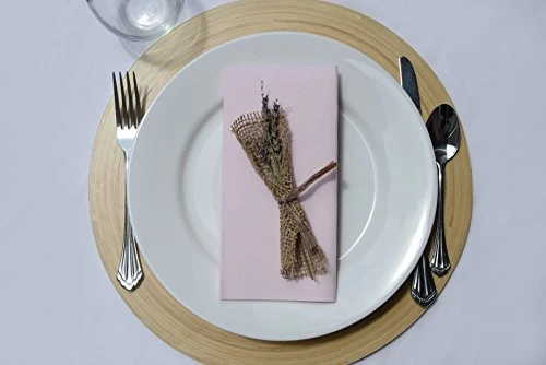 Colored Disposable Dinner Napkins – Decorative, Linen-Feel, Elegant & Cloth-Like – LIGHT PINK - Absorbent & Durable - Weddings, Parties And Holidays! – Perfect Size: 16"x16" Box Of 50 5 Colored Disposable Dinner Napkins – Decorative, Linen-Feel, Elegant & Cloth-Like – LIGHT PINK - Absorbent & Durable - Weddings, Parties And Holidays! – Perfect Size: 16"x16" Box Of 50 - Image 3