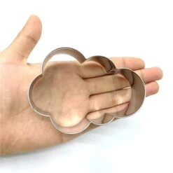 Cloud Cookie Cutter - 3.6 X 2.6 Inches - Stainless Steel