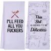 Funny Kitchen Towels For Men, Women, BBQ Grilling Cooking Dish Towels, Funny Birthday Gifts For Husband, Dad, Boyfriend, Friend, Hilarious Gag Gift For Chefs -Wilton Shop 41BdJbGtTHL