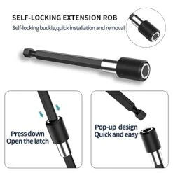 RIES 5Pcs Resin Mixer Paddles With 2 Extension Rods, Epoxy Mixer Attachment For Mixing 11 RIES 5Pcs Resin Mixer Paddles With 2 Extension Rods, Epoxy Mixer Attachment For Mixing -Wilton Shop 41BffxZjhJL