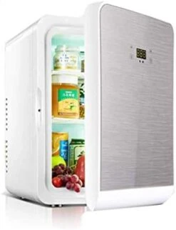 TONPOP Mini Refrigerator, 22L Mini Refrigerator Small Household Mini Dormitory Car Home Dual-use Breast Milk Cosmetic Medicine Durable (White A 22L) -Wilton Shop 41BiD38dv2L. AC