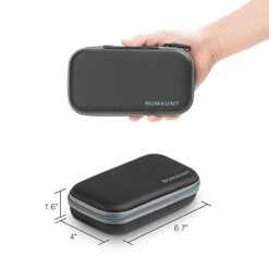 Protective Carrying Case For Nespresso & Compatible Capsules Portable Espresso Maker Coffee Pod Holder PU Material Hard Shell Portable Grey(2 Pack, 4 Pods,8 Pods) -Wilton Shop 41Bjoo9ArrL