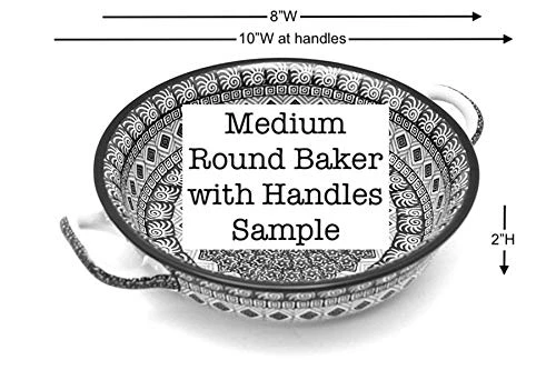 Baker - Round With Handles - Medium - Ivy Trail 4 Baker - Round With Handles - Medium - Ivy Trail - Image 2