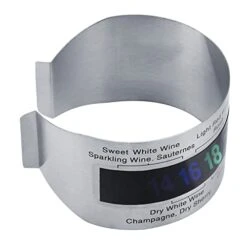 Stainless Steel Wine LCD Thermometer Bottle Beer Red Wines Bracelet Temperature Sensor -Wilton Shop 41BqiHtknmL
